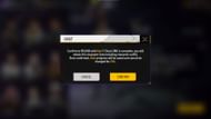 Once they have confirmed the selection, players cannot change it for the next 24 hours (Image via Garena)